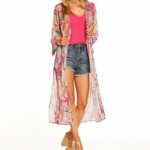 Jessica Simpson Kimono in Bright Florals - 1X